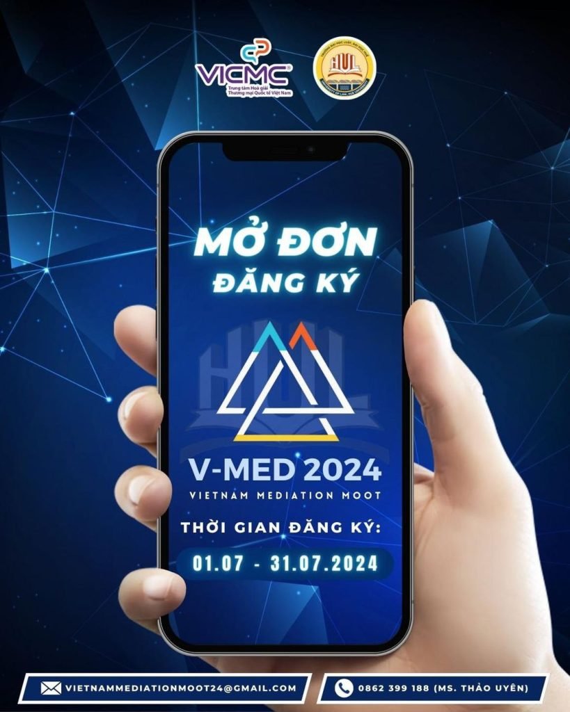 MỞ ĐƠN ĐĂNG KÝ THAM GIA CUỘC THI HOÀ GIẢI THƯƠNG MẠI VIỆT NAM - V-MED 2024